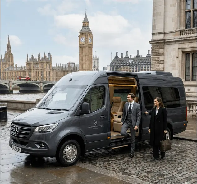 Why Choose Smart Chauffeurs for Sprinter Van Hire London?