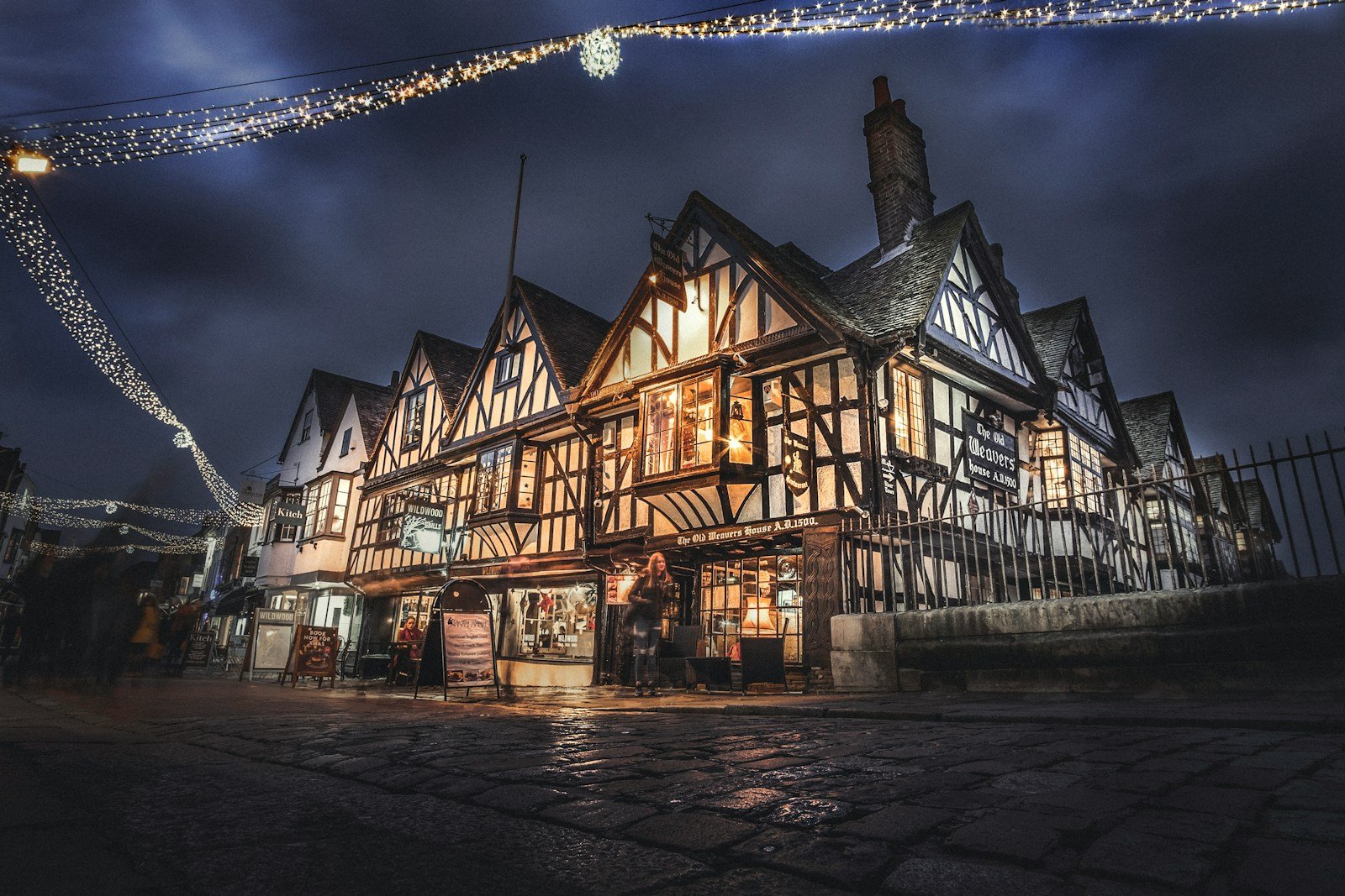 lighted house at nighttime