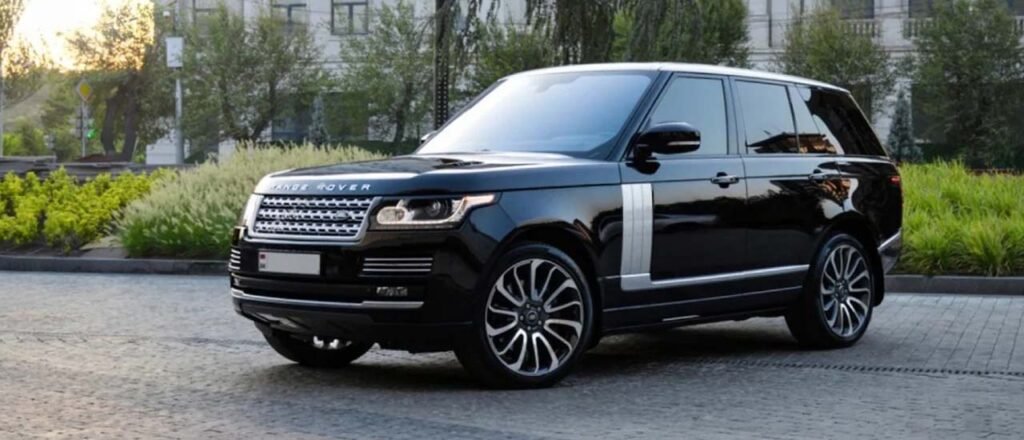 Chauffeured Range Rover providing a VIP experience in London, offering luxury travel and personalized service for executive clients.