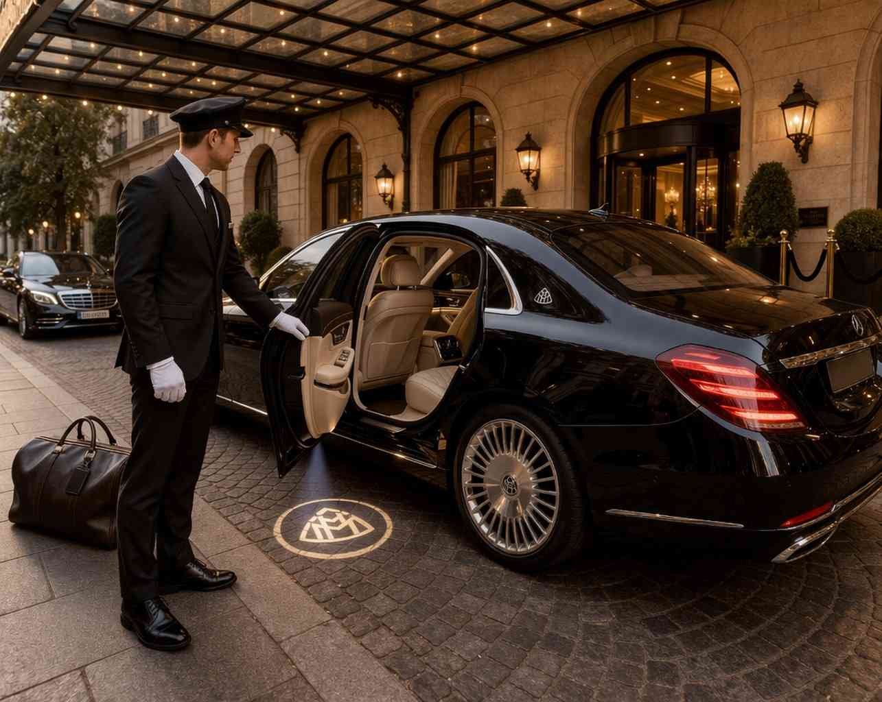 Mercedes Benz V-Class luxury minivan for premium chauffeur services in London by Smart Chauffeur.